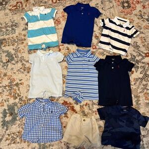 Lot of Baby Boy Polo Outfits